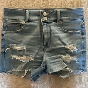Size 4 American Eagle Light Denim Shorts